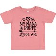 thumbnail image 3 of Inktastic Nana and Poppy Girls Granddaughter Hearts Girls Baby T-Shirt, 3 of 5