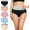 Multicolor-5pack-a1, variant on HAOYUNL Womens Cotton Underwear Briefs High Waisted Ladies Panties (Regular & Plus Size)