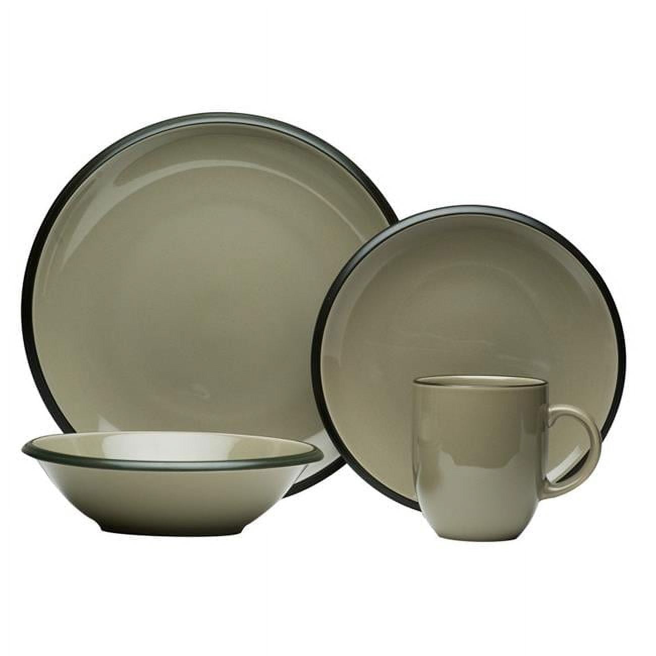 Elama Fleur De Lys 20-Piece Dinnerware Set in Turquoise - Walmart.com