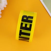 MLINS  2 Rolls Warning Tape Yellow Heavy Duty Do Not Enter Adhesive The Plumbing