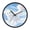 White Cat, variant on Indoor 12' Voice-Activated Luminous Decoration Wall Clock With LED Night Light Elegant Red Peacock