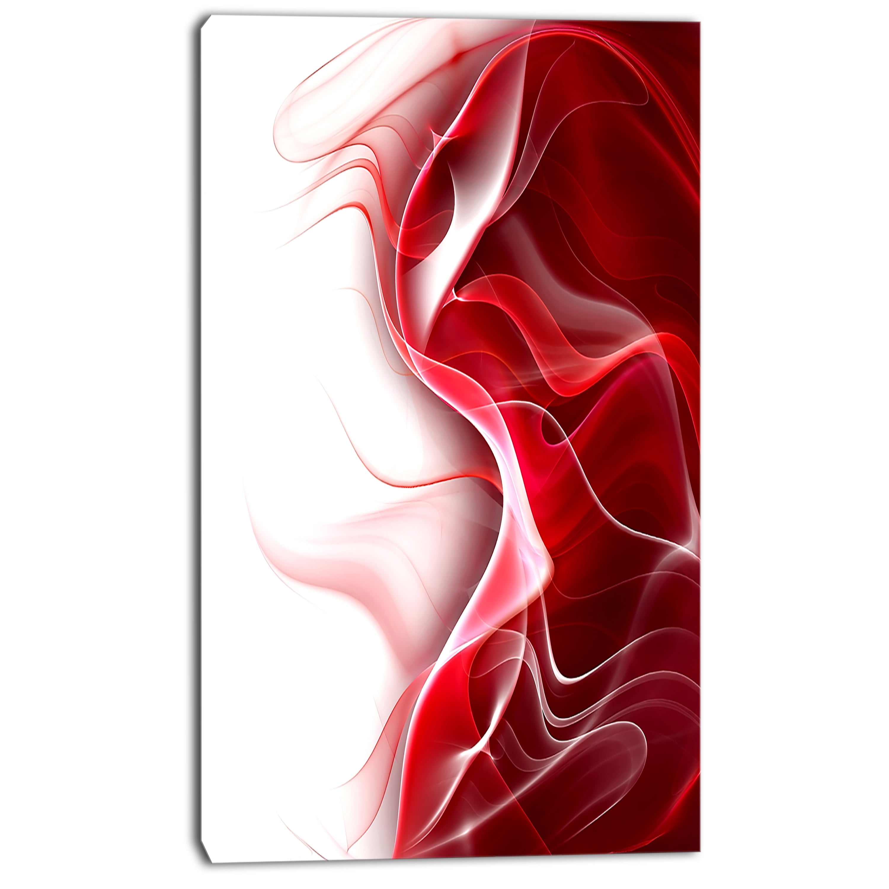 Designart '3D Fractal Abstract Design ' Abstract Canvas art print