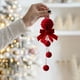 thumbnail image 1 of Adornos navideños colgantes flocados para ventanas, adornos para árboles de Navidad, 1 of 6