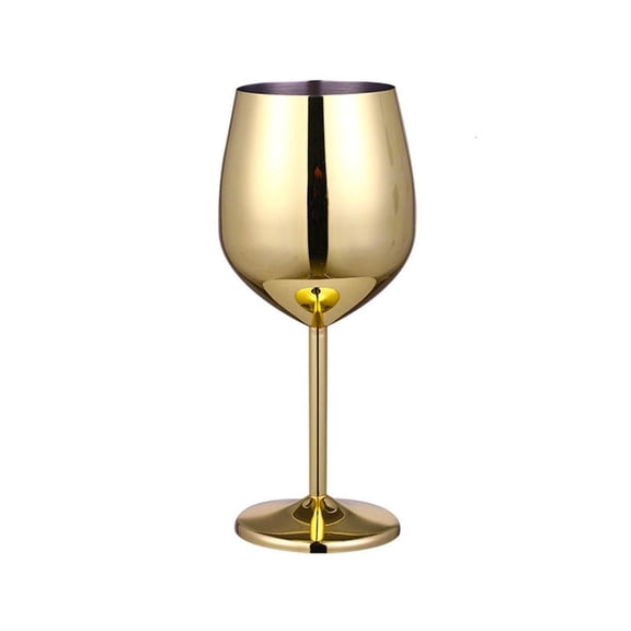 SDFGTstore Cocktail Goblet Red Wine Glass Metal Wine Glass Champagne Cup for Bar Restaurant