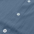 thumbnail image 7 of CONZONE Mens Buttons Down Shirts Short Sleeve Shirts for Men Trendy Solid Color Slim Soft Lightweight Summer Tops, 7 of 7