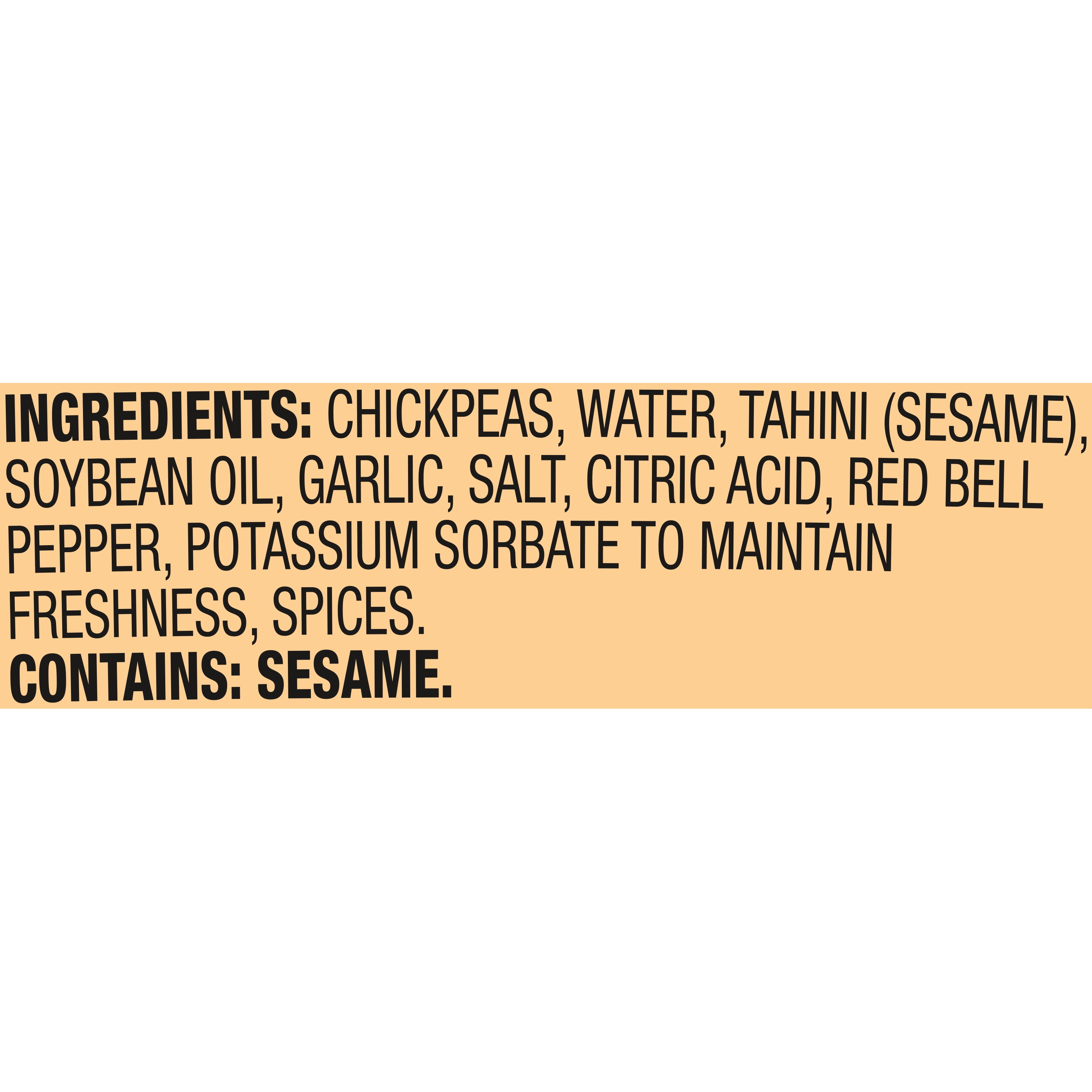 Sabra Roasted Garlic Fresh Hummus Dip, Non-GMO, Gluten Free, Vegan Hummus Spread, 10 oz Tub