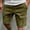 Army Green, variant on Men's Geometric Print Drawstring Waist Bermuda Shorts Straight Leg Summer High Waisted Loose Fit Casual Denim Shorts Loose Fit Bermuda Shorts (, S)