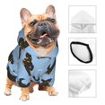 thumbnail image 3 of Fotbe Dachshund Dog Sudadera con Estampado para Perros Pequeños – Suéter con Capucha para Mascotas, Tela Suave de Forro Polar con Bolsillo-Medium, 3 of 7