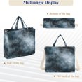 thumbnail image 6 of FORMRS Womens Corduroy Tote Bag Crossbody Shoulder Purse Handbag with Detachable Strap, Watercolor Sky Pattern, 6 of 7