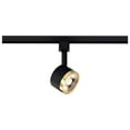 thumbnail image 2 of Nuvo Lighting 12 Watt LED Track Head Round 3000K Matte Black and Brushed Brass Finish, 2 of 5