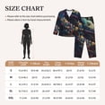 thumbnail image 4 of Balery Colorful Patterned Snake Conjunto de Pijama con Estampado para Mujer, Conjunto de Dos Piezas con Manga Larga, Ropa de Dormir Suave con Bolsillos, Pijamas Cómodos-X-Large, 4 of 7