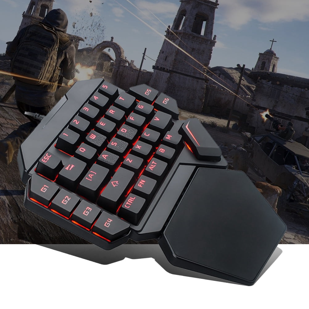 Keyboard,Onehanded Keyboard RGB Blacklight Gaming Keyboard Mechanical Keyboard True Excellence