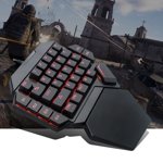 Keyboard,Onehanded Keyboard RGB Blacklight Gaming Keyboard Mechanical Keyboard True Excellence