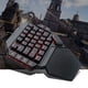 thumbnail image 1 of Teclado mecánico, teclado con una sola mano, teclado con luz negra RGB, un teclado, funcionalidad de alta precisión, 1 of 9