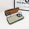 thumbnail image 4 of ELEHOLD Case for iPhone 16 Pro,Slim Fit Shockproof PU Leather Magnetic Case with Camera Kickstand,Gray, 4 of 9