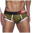 thumbnail image 1 of DPTALR Men's Printed Briefs Thin Low Waist Breathable Briefs, 1 of 3
