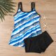 thumbnail image 4 of Traje de baño de 2 piezas para mujer, trajes de baño para mujer, traje de baño de verano de talla grande con estampado, bikini, traje de baño dividido para mujer, traje de baño de poliéster, 4 of 6
