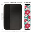 thumbnail image 6 of Chririnla Floral and Leaf Design Seat Belt Shoulder Pad Soft Car Seat Belt Pads Thick Polyester Compatible with SUV Auto, 6 of 8