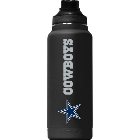 Dallas Cowboys ORCA 34oz. Blackout Hydra Water Bottle