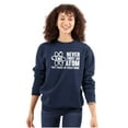 thumbnail image 3 of Never Trust an Atom Science Nerd Geek Sweatshirt for Men or Women Brisco Brands L, 3 of 6