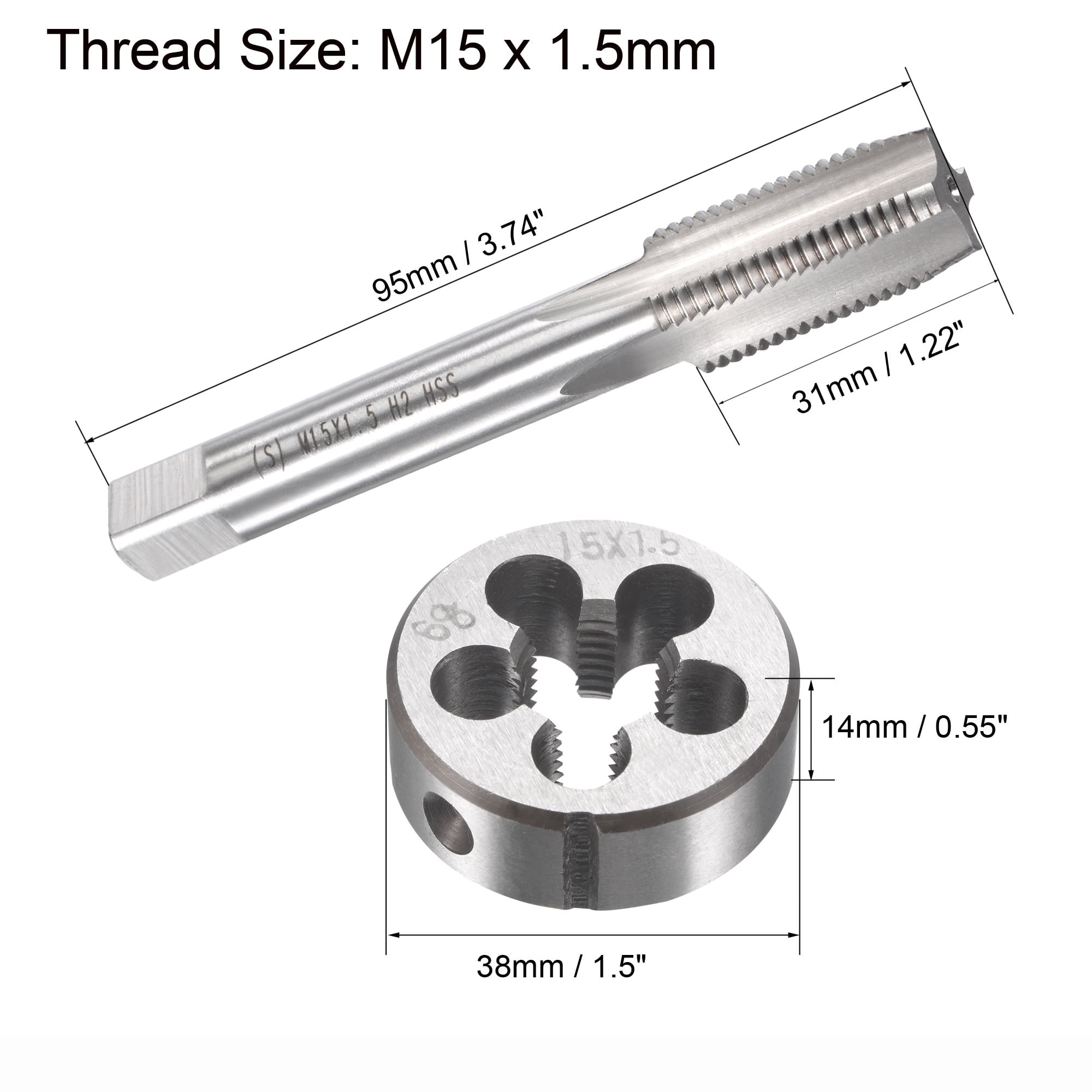 Good Quality Hss Spiral Machine Tap M10*1.5, Hss Screw Tap With Spiral Flute Hss