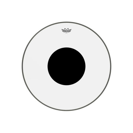 REMO 24" BLACK DOT Bass Clear