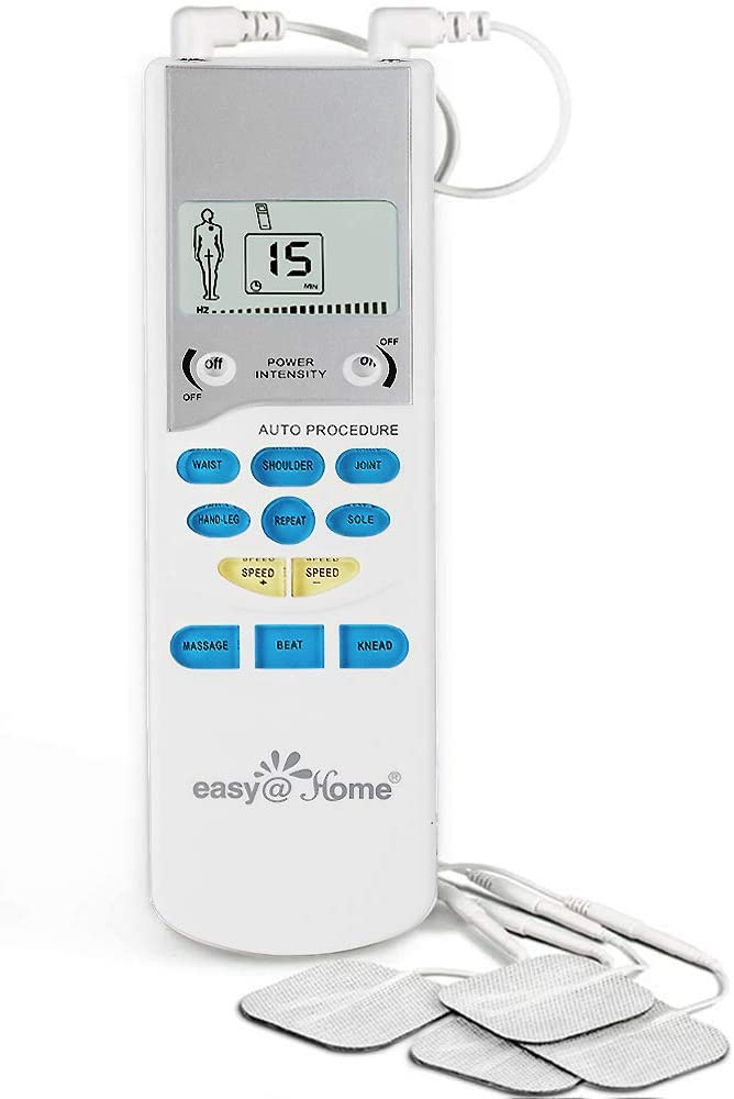 EasyHome EHE009 TENS Handheld Electronic Pulse Massager Unit, Health