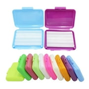 10 Pack Dental Wax for Braces, Relieves Irritation and Pain, 10 Color 10 Flavors