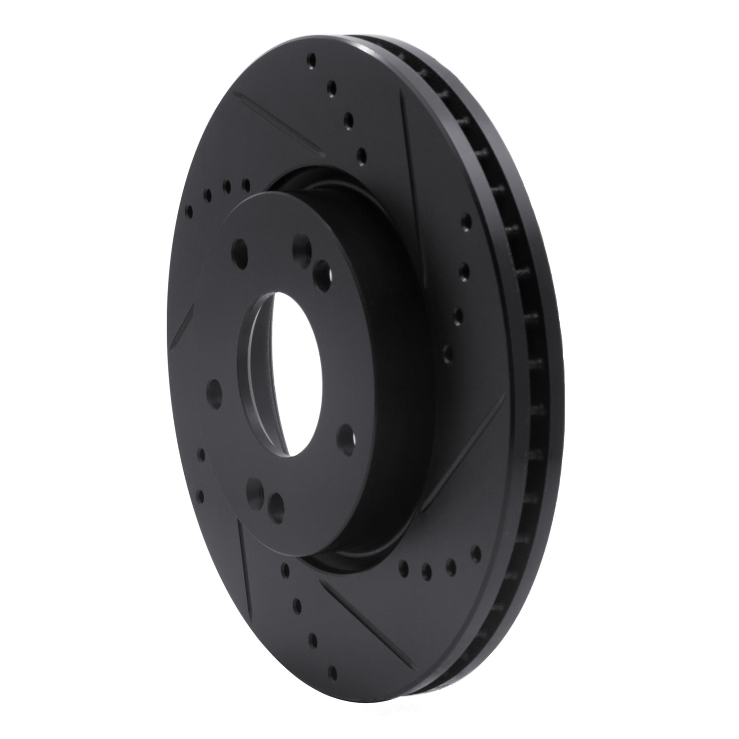 Dynamic Friction Company 633-03016R DFC Brake Rotor - Drilled And Slotted - Black