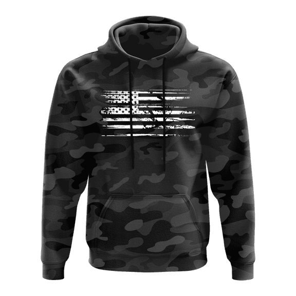 Patriotic Flag Hoodies for Men, Decorated in The USA