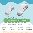 thumbnail image 6 of COOPLUS 10 Pairs Kids Socks Cotton Ankle Socks Low Cut Short Socks With Cushioned Sole, 6 of 7