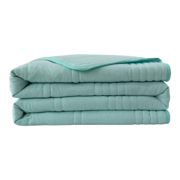 Sofa Vama Ropa de Cama Edredón acondicionador lavable de color sólido Edredón fresco de verano Edredón fino Edredón de fibra for Navideño