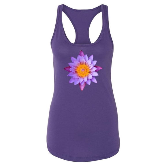 Purple Lotus Flower Tank Women -Image by Shutterstock, Female Small