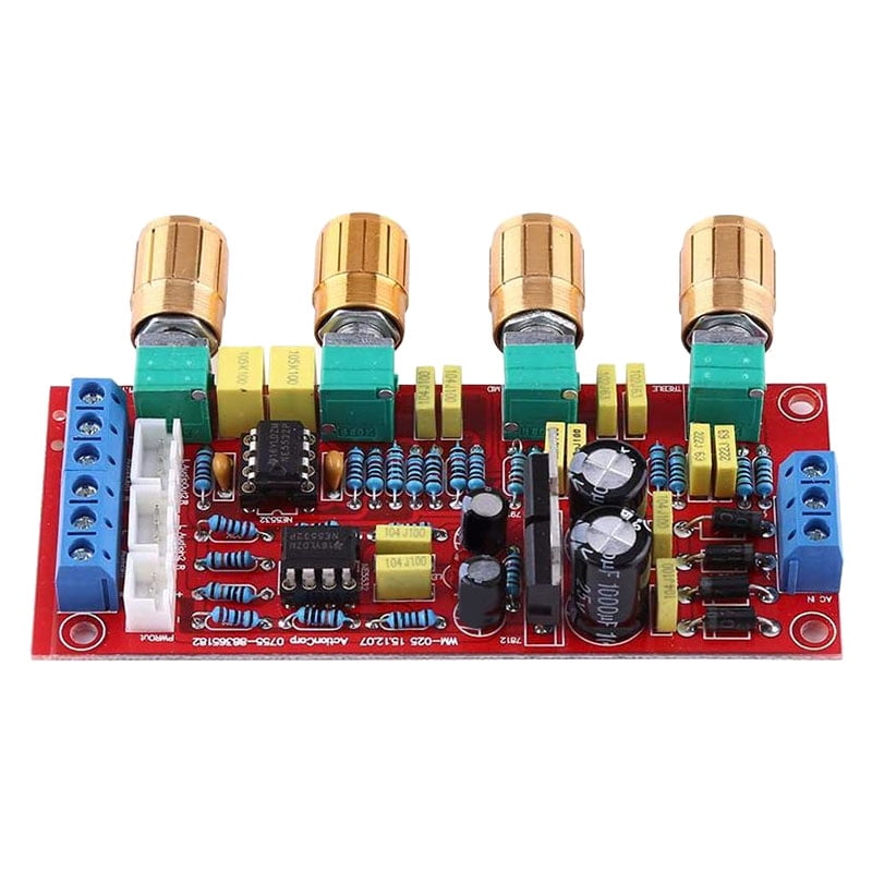 NE5532 HiFi Preamp Pre-Amplifier Tone Board Kits AC 12V OP-AMP HiFi Amplifier DIY Kit 