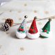 thumbnail image 2 of Mini clip para el cabello con sombrero de Papá Noel, 6 piezas, sombrero de Navidad con lentejuelas, pasadores para el cabello, sombrero de fiesta, clip para el cabello para mujeres y niñas, 2 of 5