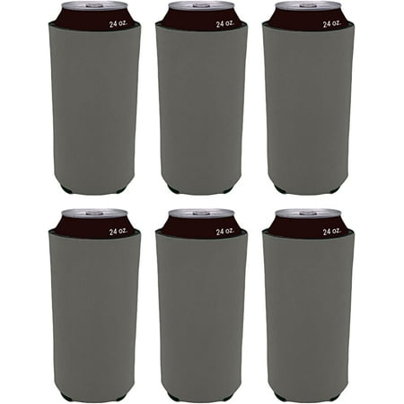 

Blank Foam Collapsible 24 oz. Can Coolie (Gray 6 Pack)
