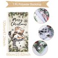 thumbnail image 3 of Christmas Snowman Vertical Flag Banner Navidad Natal Noel Santa Claus Hanging Pendant Merry Christmas Decor 2024 New Year 2025, 3 of 5