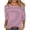 Watermelon Red, variant on QHWAUAKFBN T Shirts For Women Trendy Graphic " Striped 3/4 Sleeve Tee Comfort Fit Crewneck Everyday Wear" Tshirts Top
