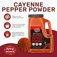 thumbnail image 3 of Spicy World Hot Cayenne BCF26 Pepper Powder Bulk 5 LBS Jar - Red Ground Pepper 50,000 SHU Heat Unit - Gluten Free All Natural Red Pepper- Freshly Packed In USA, For Commercial & Home Use, 3 of 3