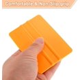 thumbnail image 4 of HARFINGTON 6pcs Vinyl Squeegee, Vinyl Wrap Decal Squeegee Tool, 4-Inch Car Vinyl Film Scraper Plastic Squeegee for Car Wrap, Sign Making, Window, Yellow, Rectangle, 4 of 7