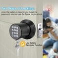 thumbnail image 4 of FITNATE Keyless Smart Lock Digital Door Lock with Keypad Waterproof Electronic with Spare Keys, 4 of 9