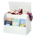thumbnail image 3 of M optimized Kids Toy Storage Box Wooden Chest Storage Organizer with Bookshelf Toy Storage Bench for Boys Girls Home Furniture Bedroom Playroom, 3 of 7