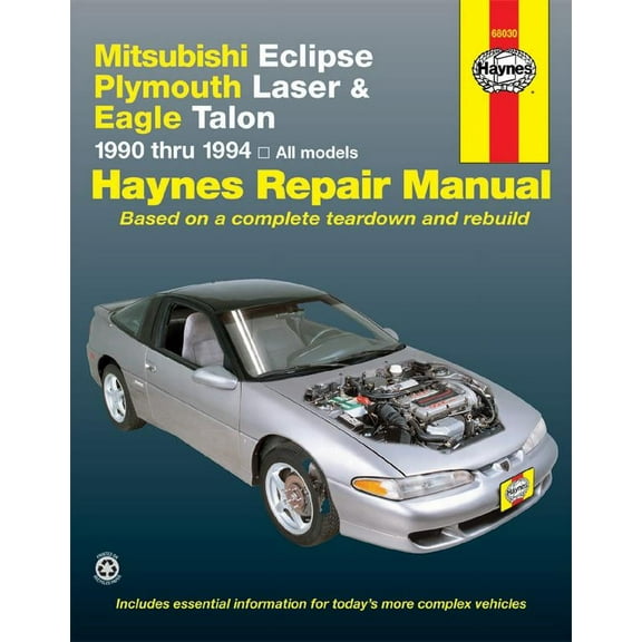 Mitsubishi Eclipse, Plymouth Laser & Eagle Talon (90-94) Haynes Repair Manual ^