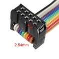 thumbnail image 3 of IDC Rainbow Wire Flat Ribbon Cable 10P D-type FC/FC Connector 2.54mm Pitch 0.5m Length, 3 of 5