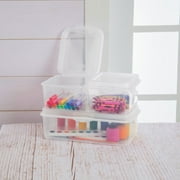Sterilite Flip Top Storage Box - Latching Lid - 12 Pack