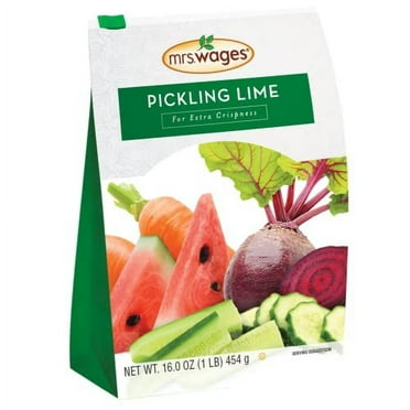 Mrs. Wages Pickling Lime (1-Pound Resealable Bag), Green