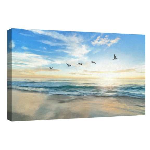 Coastal Flight Pattern by Studio Arts Canvas Art Print