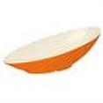 thumbnail image 2 of G.E.T. Keywest 2 1/2 qt Oval Sunset Orange Melamine Bowl - 20"L x 10"W x 6"D #B-798-ST, 2 of 2