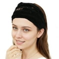 thumbnail image 4 of Unique Bargains 1 Pc Headband Fireworks Thin Lace Wide Hairband for Women Black, 4 of 5