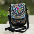thumbnail image 3 of zttd womens ethnic style embroidered retro backpack mini coin purse small bag a, 3 of 6